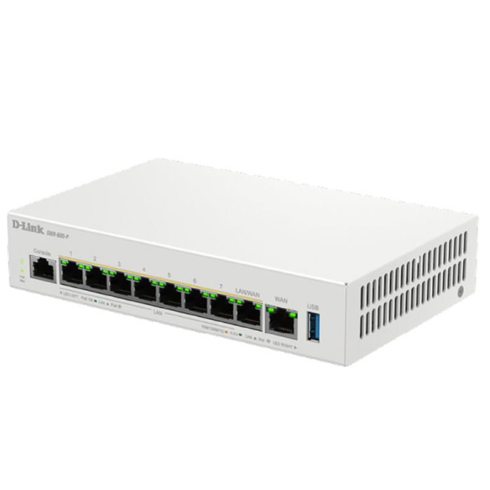 D-Link DBR-600-P/E Router VPN/Firewall/Switch 2.5G PoE